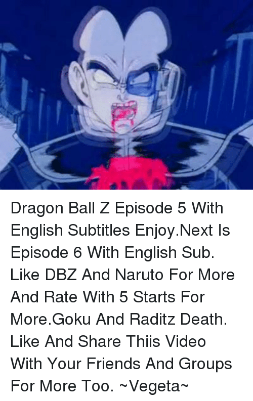 dragon ball z subtitles